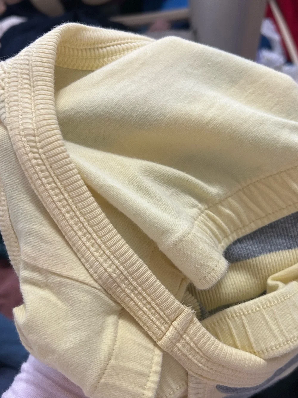 Nike striped ribbed tank top with built in shelf bra